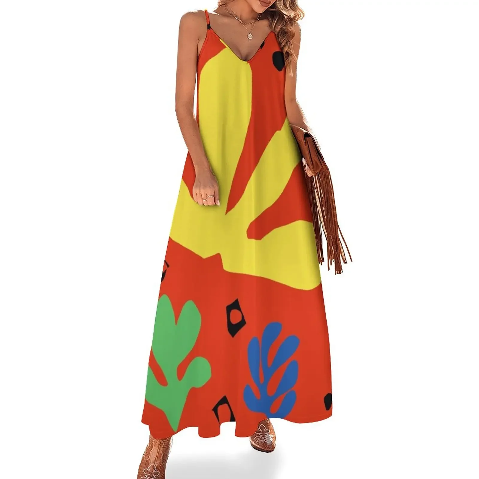 

Matisse Leaves Cut Out #1 Sleeveless Dress loose women's dress long dress women summer women's summer jumpsuit