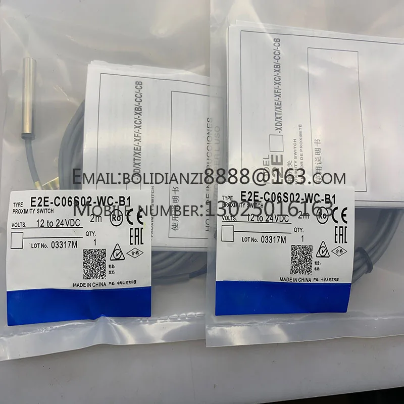 E2E-C06S02-WC-C1-R E2E-C06S02-WC-C2-R E2E-X20MD15-Z E2E-C06S02-WC-B1-R E2E-C06S02-WC-B2-R Sensor asli baru