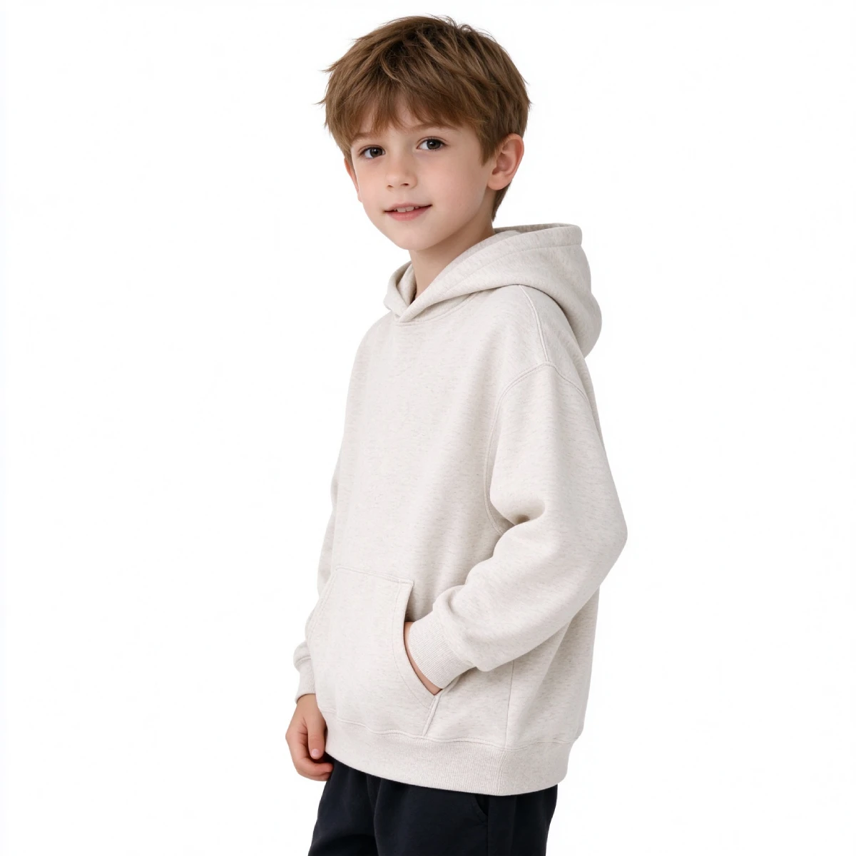 Unisex Kids Christmas Hoodie 350GSM Fleece Oversized Pullover Winter Thick Warm Soft Long Sleeve Sweatshirt Xmas Gift