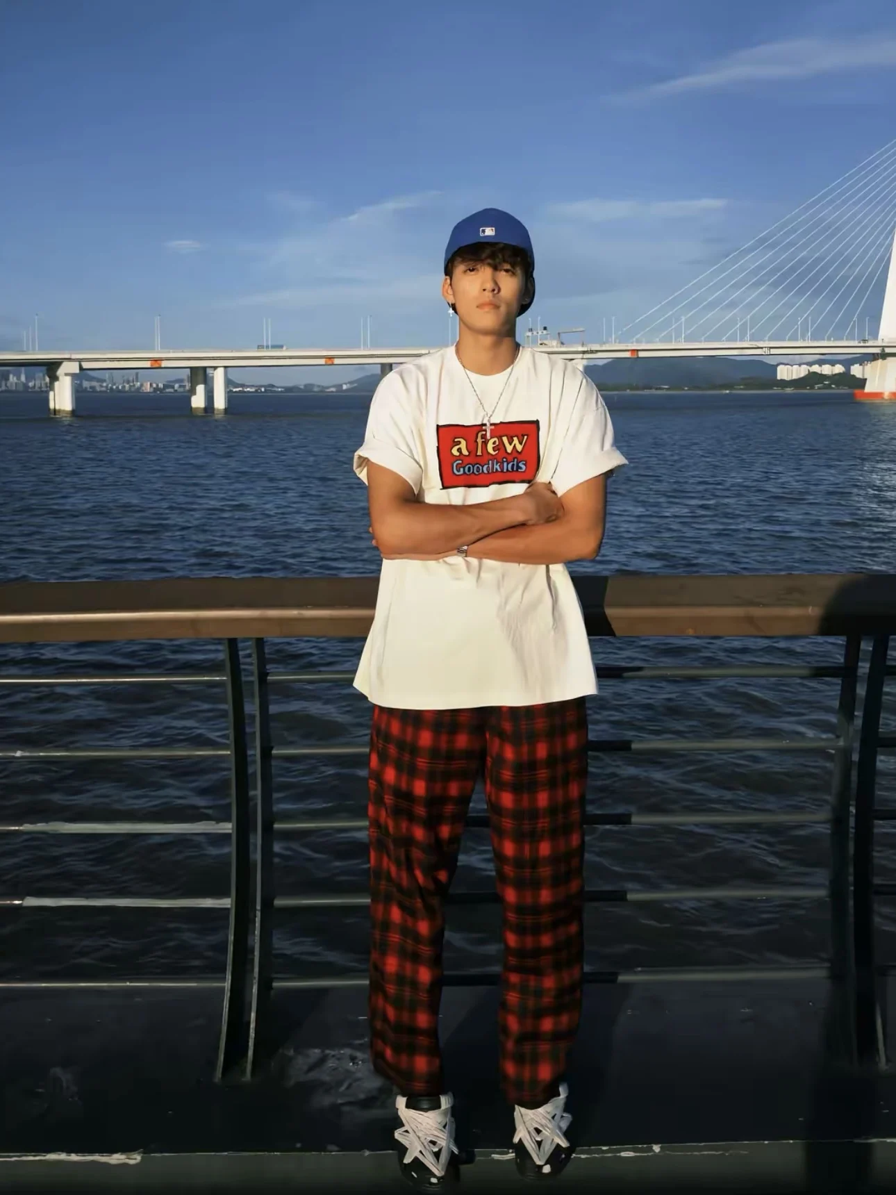 

Retro American k Red Plaid Straight Leg Wide Leg Pants Men's Four Seasons Casual Loose Pants Couple Matching