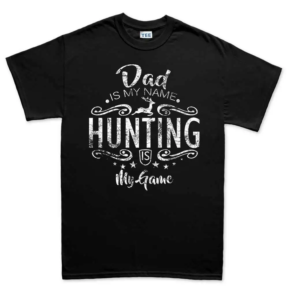 

Dad Hunter Hunting Father's Day Gift For Daddy Mens T shirt Tee Top T-shirt