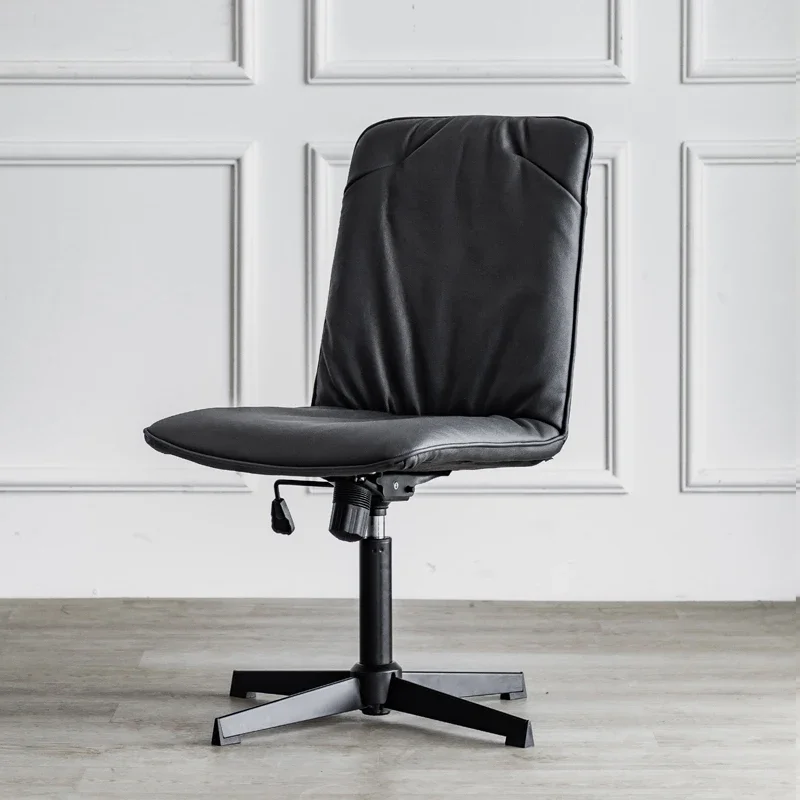 كرسي مكتب من جلد البقر بتصميم كرسي مكتب فاخر عتيق كرسي دوار بسيط للدراسة غير تقليدي جمال كسول أثاث عصري غير تقليدي