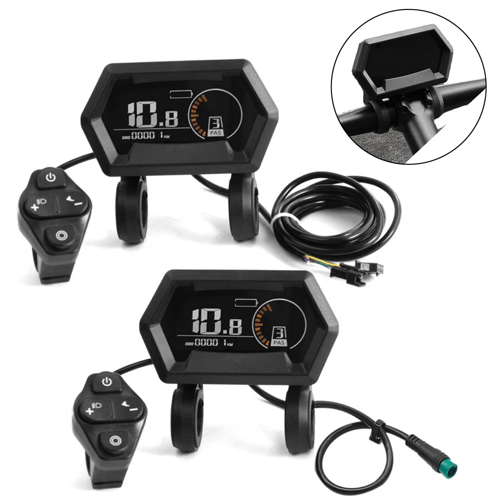 Bike Modification Ebike Display Dual Drive Indicator Easy To Install Good Compatibility For Scooter High-performance LCD