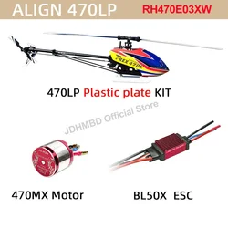 3D helikopter RC wyrównanie 470 T-REX 470LP RH47E03XW 6CH zestaw helikopter RC pasuje do 450 450L upgrade 470L 380mm główny wirnik