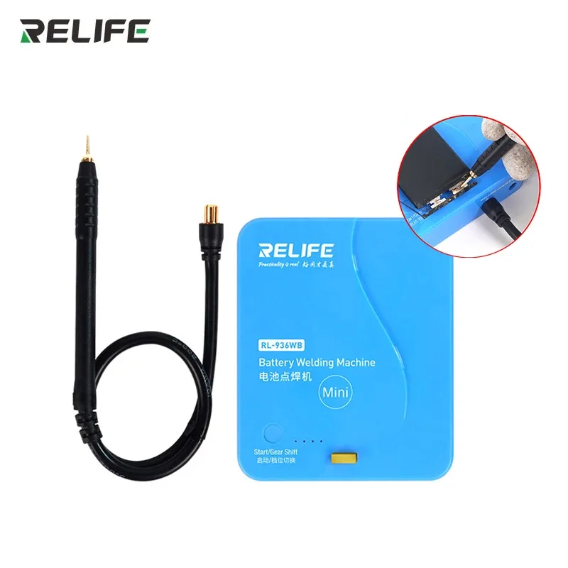 RELIFE RL-936WB MINI Saldatore a punti per batteria Mini saldatura a punti per IP/HW/MI/MZ/OP/VI e set di batterie per telefoni cellulari principali