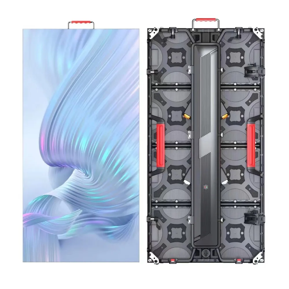 

HD P2.604 Outdoor Rental LED Display Screen Cabinet 500x1000mm LED Panels Box Billboard Sign Wall High Refresh 3840hz