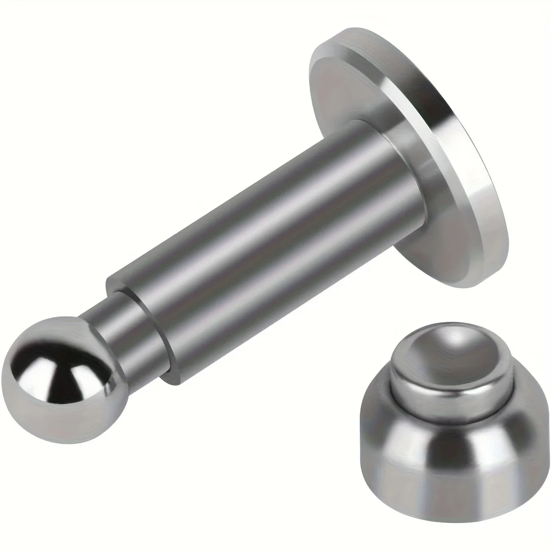 1 Buah Penahan Pintu Magnetik Dapat Disesuaikan Penahan Pintu Anti-tabrakan Penahan Pintu Rumah Tangga yang Dipasang di Lantai Perlengkapan Pintu