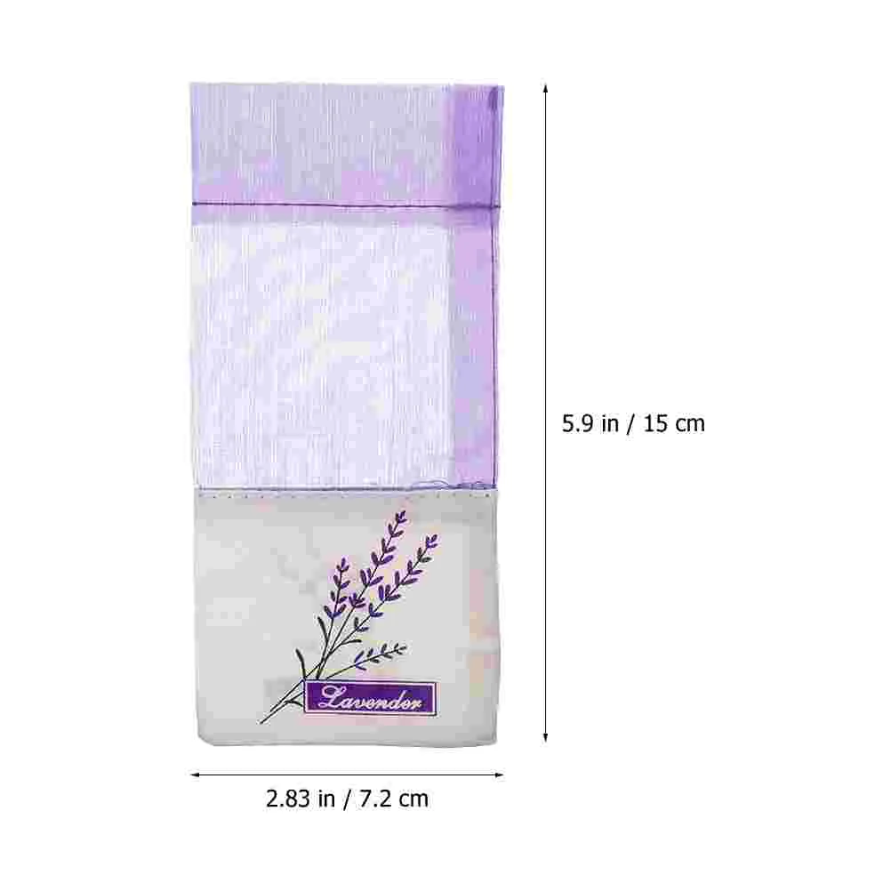 50 Pcs Gift Bag Vosarea Lavender Travel Packaging Bags Dried Pouch Cotton Wardrobe Sachet