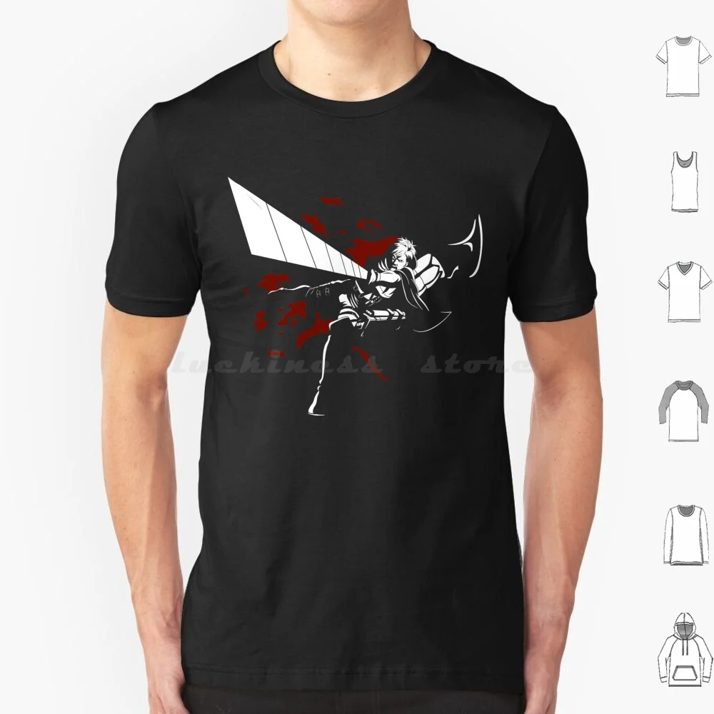 Advance! T Shirt Big Size 100% Cotton Anime Manga Erwin Smith Commander Arm Attack Titan Shingeki Kyojin