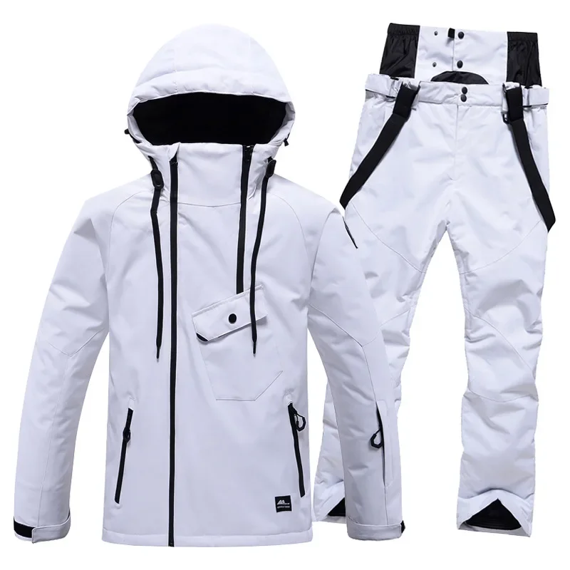 Snowboarding Suits 2025 New Men Winter Ski Suit Women Outdoor Thicken Windproof Warm Snow Jacket Pants Waterproof Skiing Sets