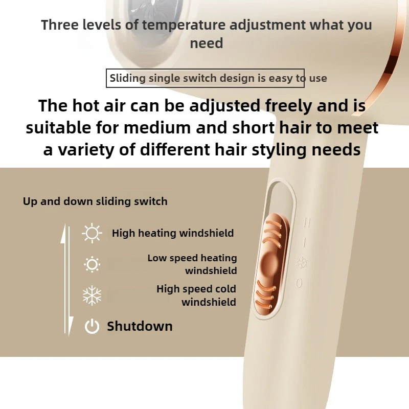 220 В, новый мощный фен 1200 Вт, без повреждений волос, быстросохнущий электрический фен для домашнего ветрового салона с Blu-ray