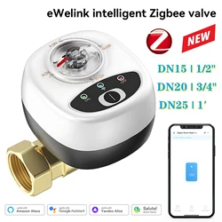 EWeLink ZigBee/Wifi Watervalve Automatic Switch Intelligent Ballvalve IP65 Waterproof Rating Wireless Remote APP Control