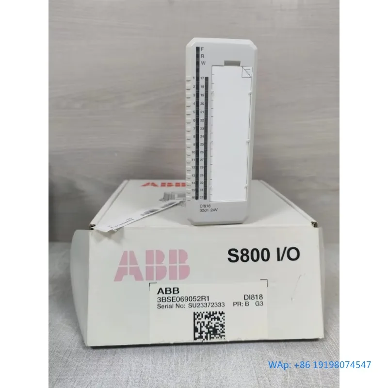 

3BSE069052R1 DI818 Input Module for PLC Industrial Automation