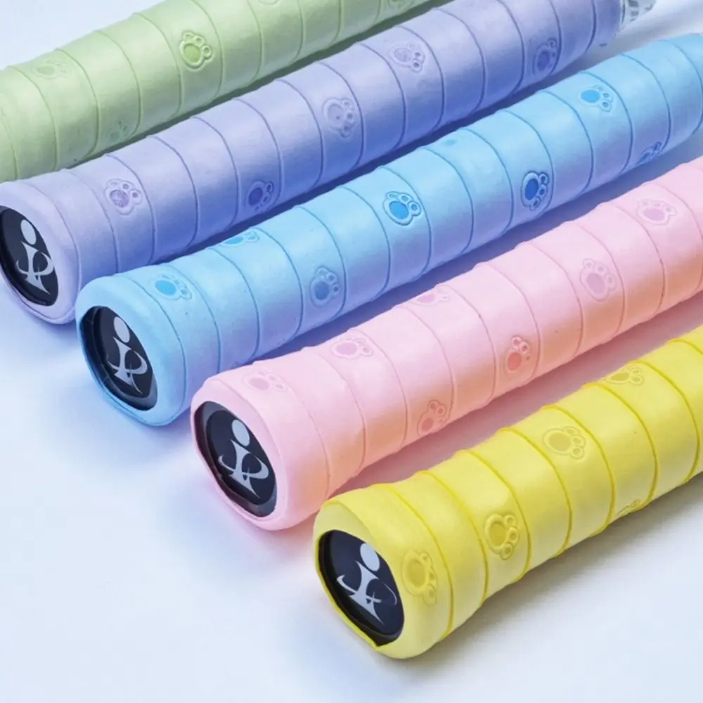 Cat Claw Badminton Racket Handle Grip Tape Winding Non-slip Tennis Racket Hand Glues Handle Wrap Tape Sweat-absorbent Hand Glue
