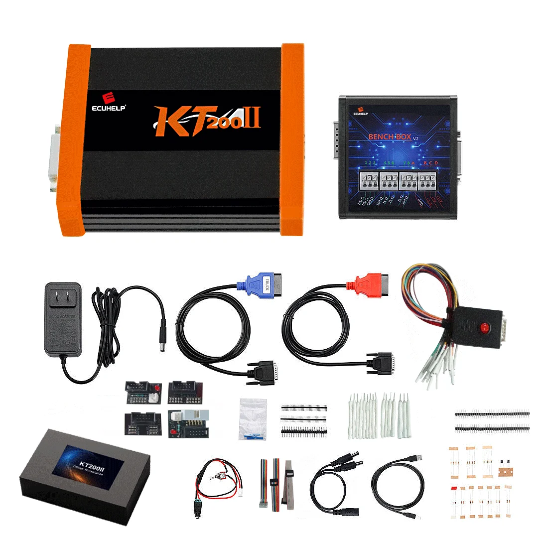 [Free new KTflash Dongle] ECUHELP ECUHELP KT200II ECU Programmer support Clone DTC remove MAP modify for Car Truck Motorbike