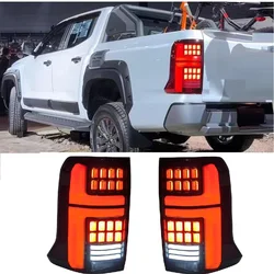 Auto Led Rear Tail Lights For Mitubishi Triton L200 2024 2025 Pickup Rear Tail Lights Lamps Assembly Turn Brake Reverse Lights