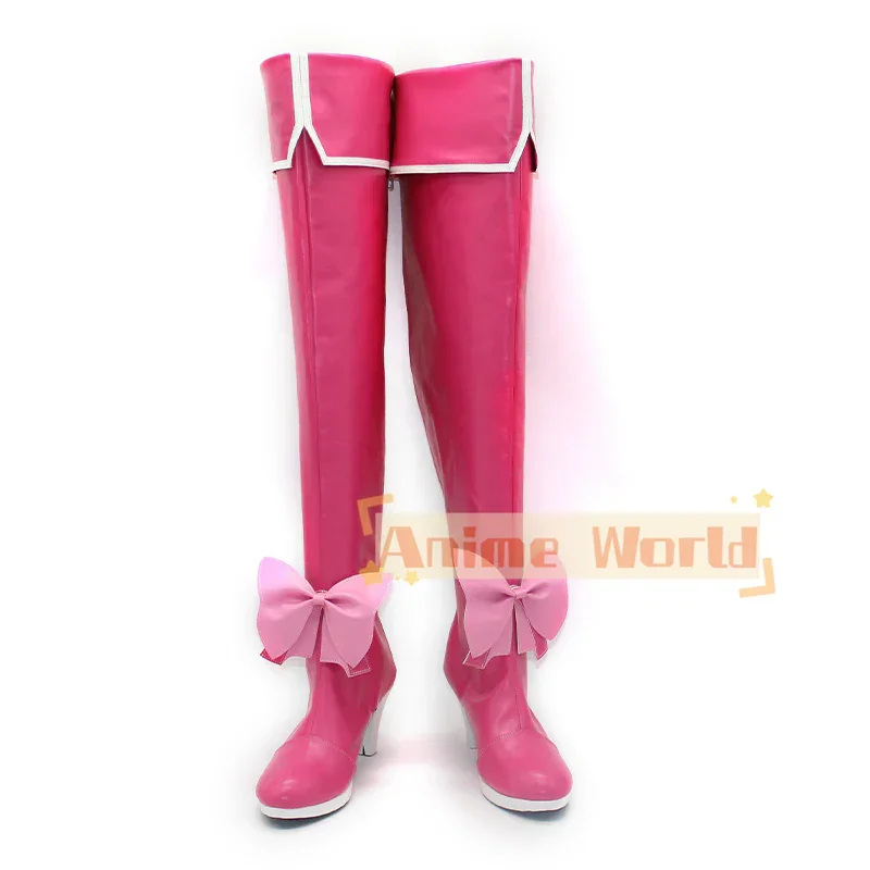 Mahou Shoujo ni Akogarete Gushing over Magical Girls Looking Up To Magical Girls Hanabishi Haruka Magia Magenta รองเท้าคอสเพลย์