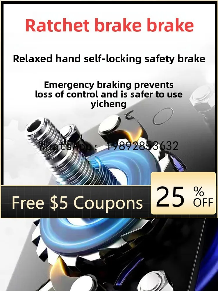 O2-11    hand wrench hoist hand crane chain tightener traction hand plate hanging hoist inverted chain iron hoist
