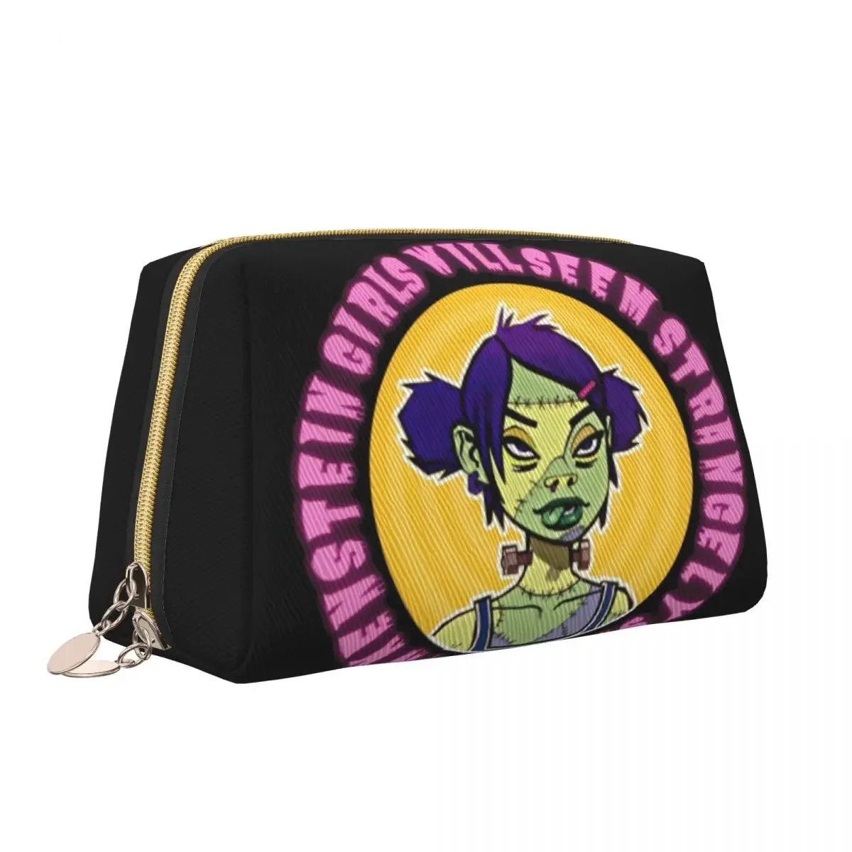 Mindless Punk Music Band Self Indulgence Cosmetic Bag Women Cute Large Capacity Makeup Case Beauty Storage Toiletry Bags