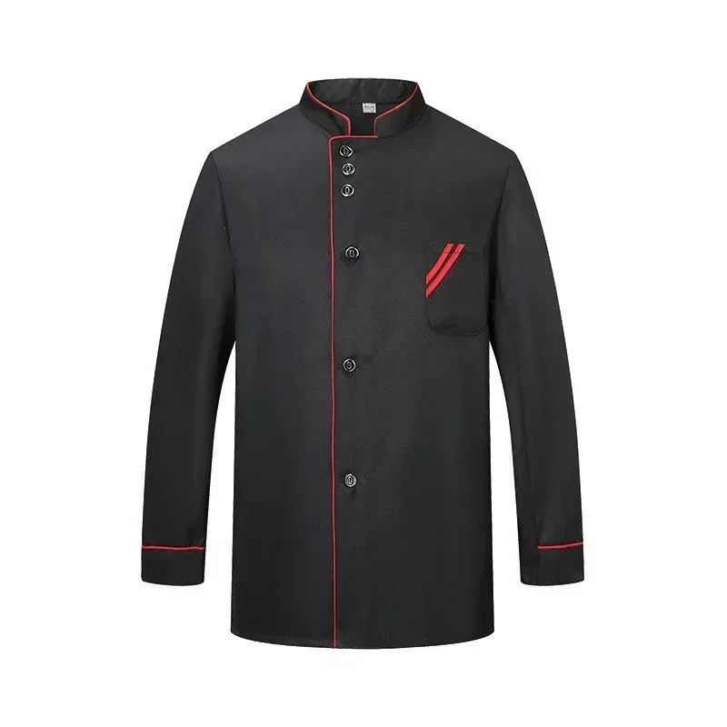 Perfect for Restaurant Work Professional Chef's Jacket for Men Hotel Kitchen Uniform for Men, Designed for The Kitchen