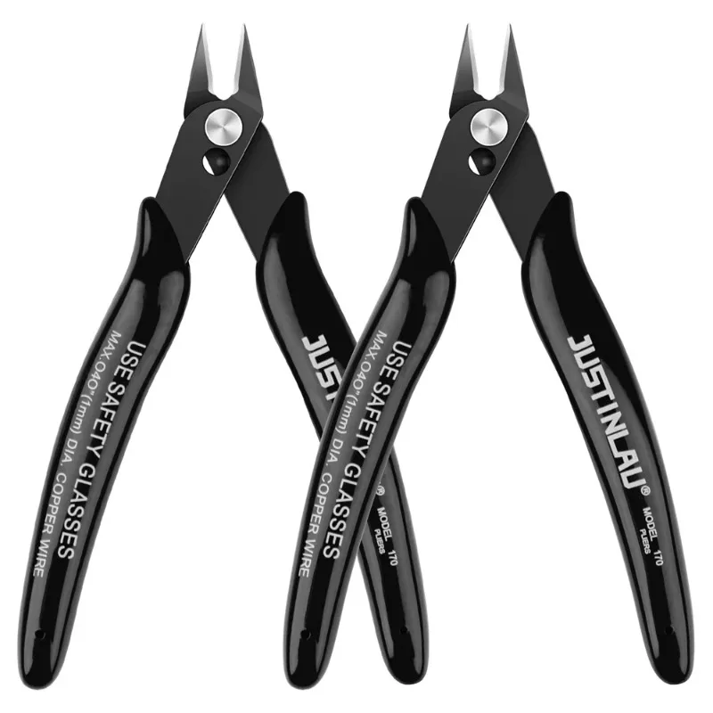 Mini Pointed Nose Pliers Model Pliers,1 Pair,Wire and Cable Cutter,Metal,Horizontal Pliers,Convenient, Durable and Reliable Tool