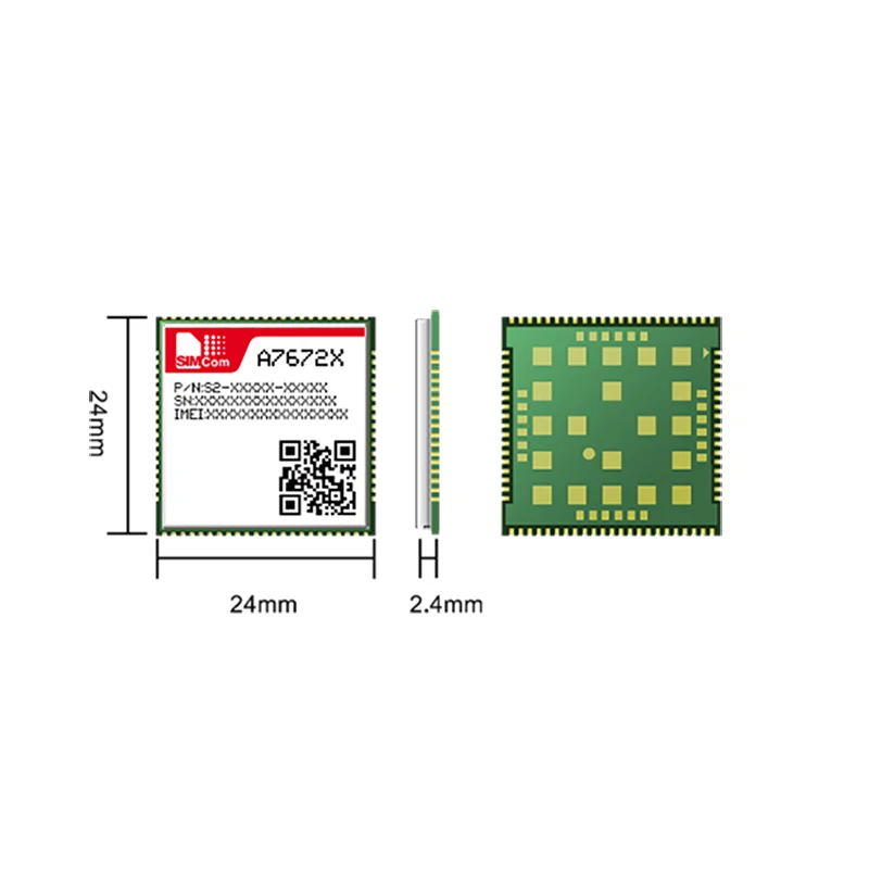 SIMCOM A7672E LTE Cat1 BLE GNSS moduł B1/B3/B5/B8B34/B38/B39/B40 kompatybilny z SIM7000E SIM7070E NB SIM800A SIM800F 2G moduł