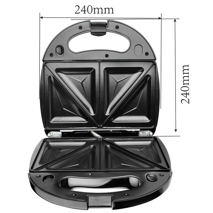 Household Exchangeable Non-stick Grilled Sandwiches Waffle Breakfast Maker Waffle Maker Multi-Function