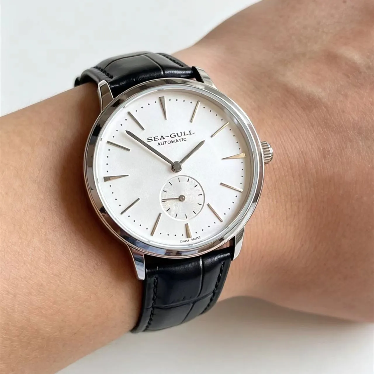 hot-selling-seagull-mechanical-watch-luxury-date-genuine-leather-strap-casual-men's-watch-business-automatic-men's-wristwatch