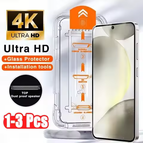 1-3PCS 8K Dust Free Glass For Poco X6 F6 M6 Pro Tempered Glass Film For Redmi Note 13 12 11 10 9 8 Pro 13T Oleophobic Coating