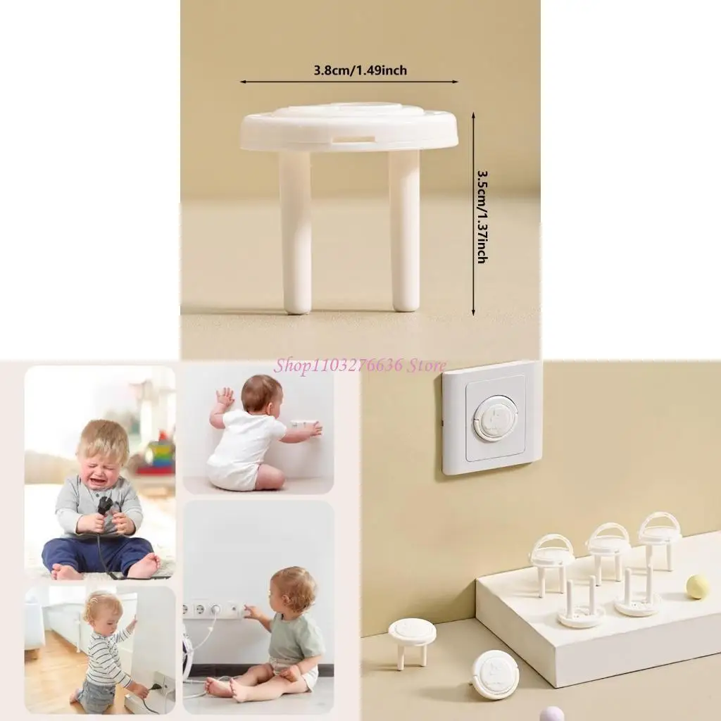 

R6FD 10pcs Safety Safety Pulce Cope Electric Growterports для защиты от детей