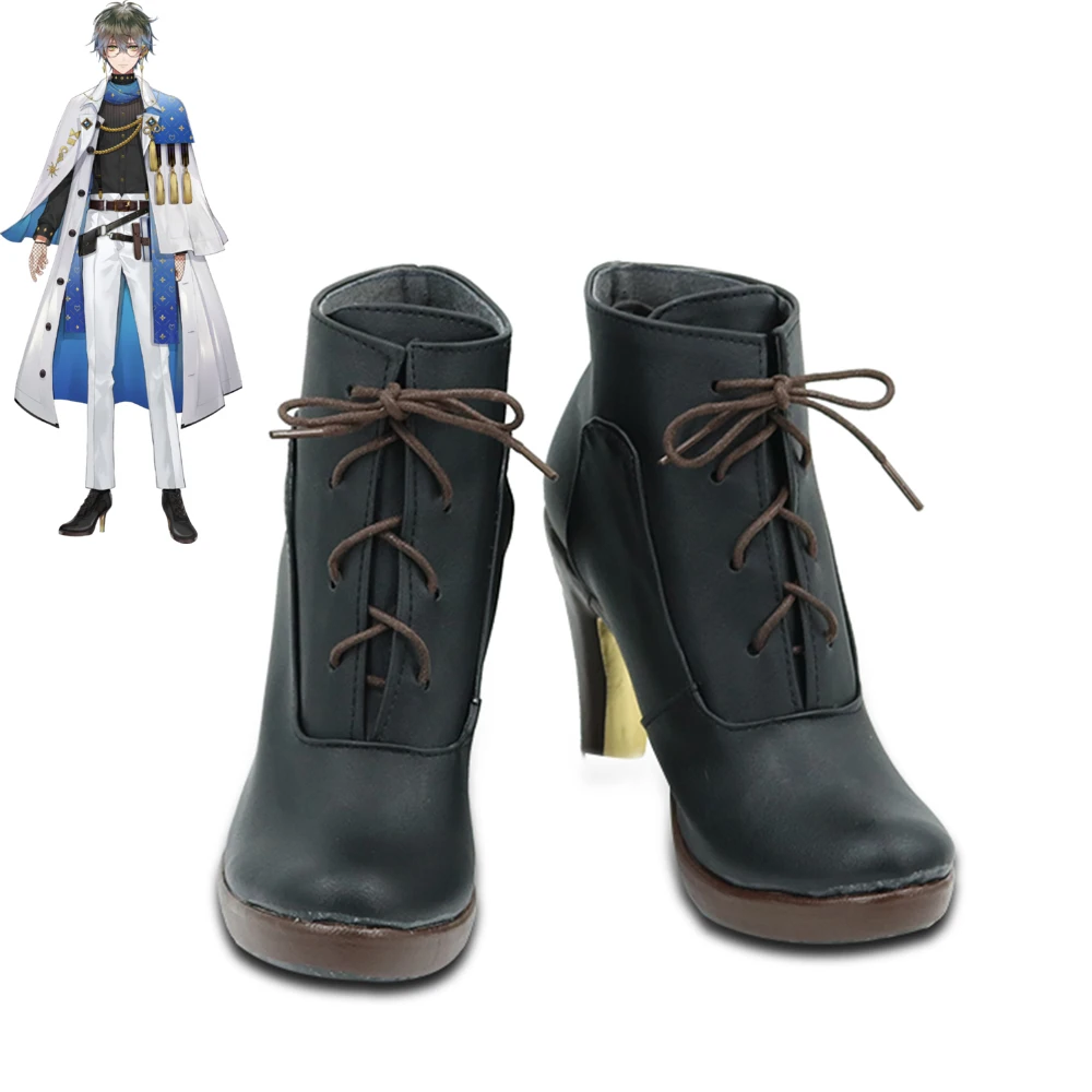 

NIJISANJI VTuber Ike Eveland Akuma Cosplay Men Boots