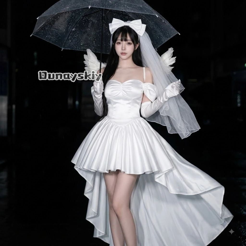 Sua Zombie Stage Wedding Dress Cosplay Costume Uniform Character Outfit Halloween Role Play Carnival Party Anime Alien Stage​