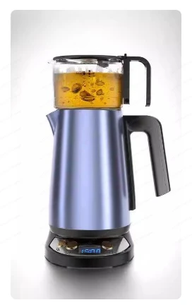 

Экспортный чайник-термос для приготовления чая и горячего молока (верхний и нижний термосы), турецкий чайник, с таймером