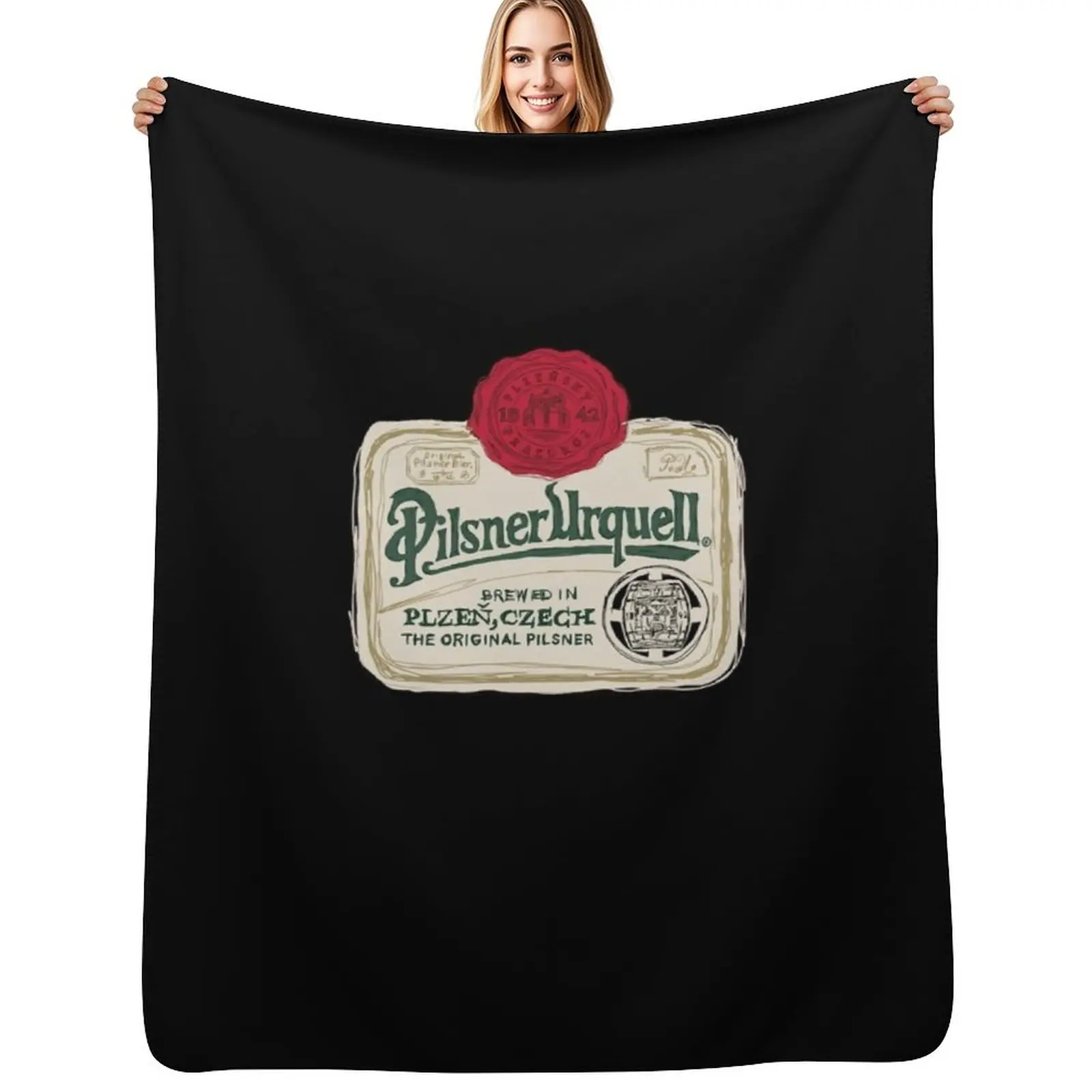

Pilsner Urquell POP Essential T-Shirt Throw Blanket heavy to sleep Thermal Moving Blanket