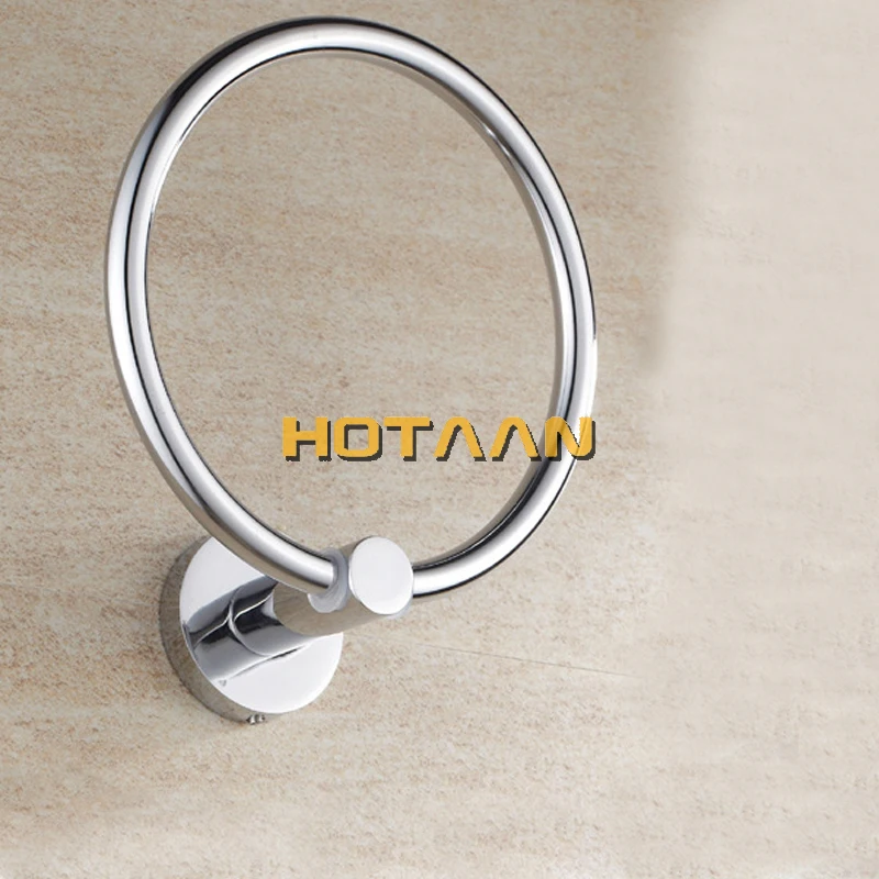 HOT SELLING, ., Bathroom towel holder, Stainless steel Wall-Mounted Round  Towel Rings ,Towel Rack,YT-10991