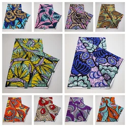 Nigerian Wax Fabric Guaranteed Veritable African Real Wax Prints Fabric Ghana Style Ankara Wax Printed 100% Cotton Soft Design