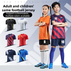 Adult Kids Football Jersey Men Boy Customize Soccer Uniforms Kit Sports Clothes Women Futsal Sportswear Training Tracksuit Child