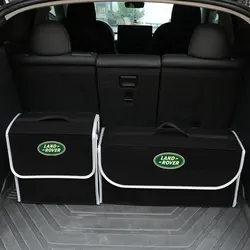 Car Trunk Storage Bag Large Capacity Foldable Organizer Box For Land Rover Range Rover Guardian Evoque Discovery 2 3 Vogue Velar