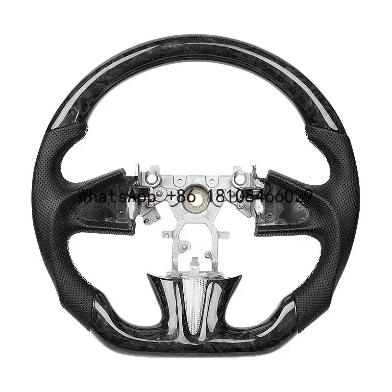 

Wholesalers Car Steering Wheel For Infiniti Q50 Forged Carbon Fiber Steering Wheel