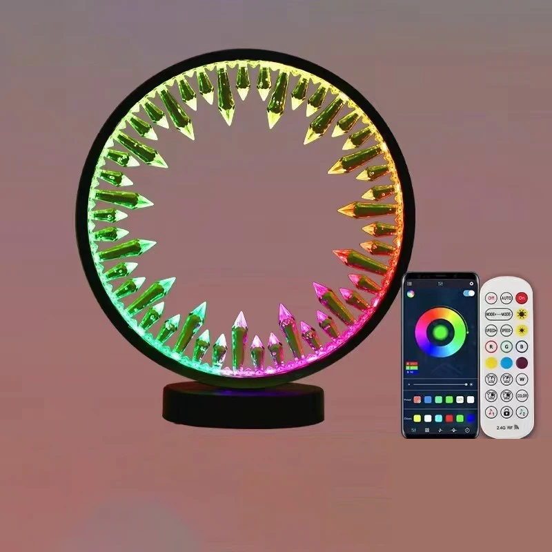 RGB Pickup Ambient Light Computer Desktop Emitting Diode Decorative  Bedroom Bedside Colorful Ambient Night