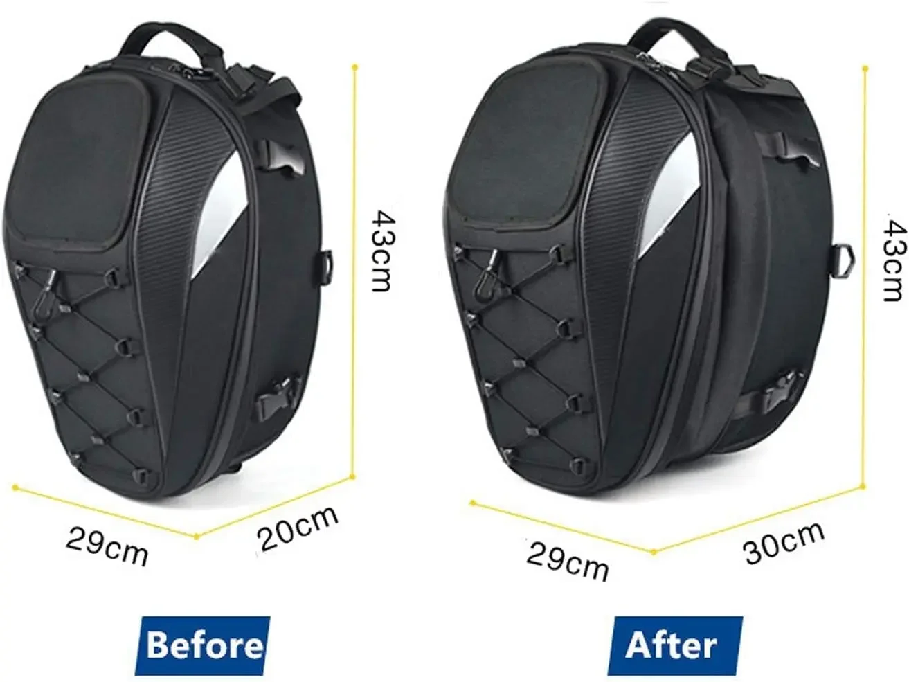 大容量オートバイヘルメットバッグバックパック騎士乗馬テールバッグ防水後部座席オートバイ旅行新モデル