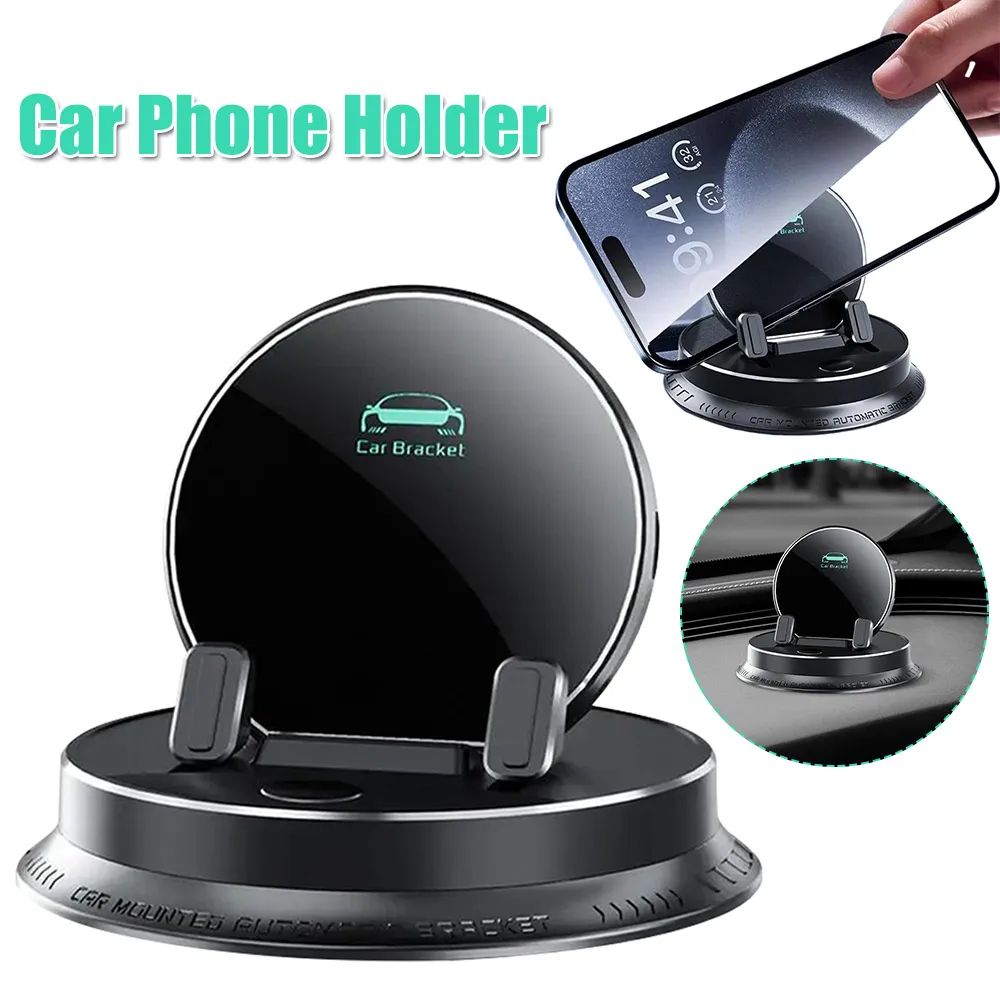 

Dashboard Car Phone Holder Stand 360 Rotatable Car Phone Mount Cell Phone Holder Mobile Phone Support Universal For iPhone