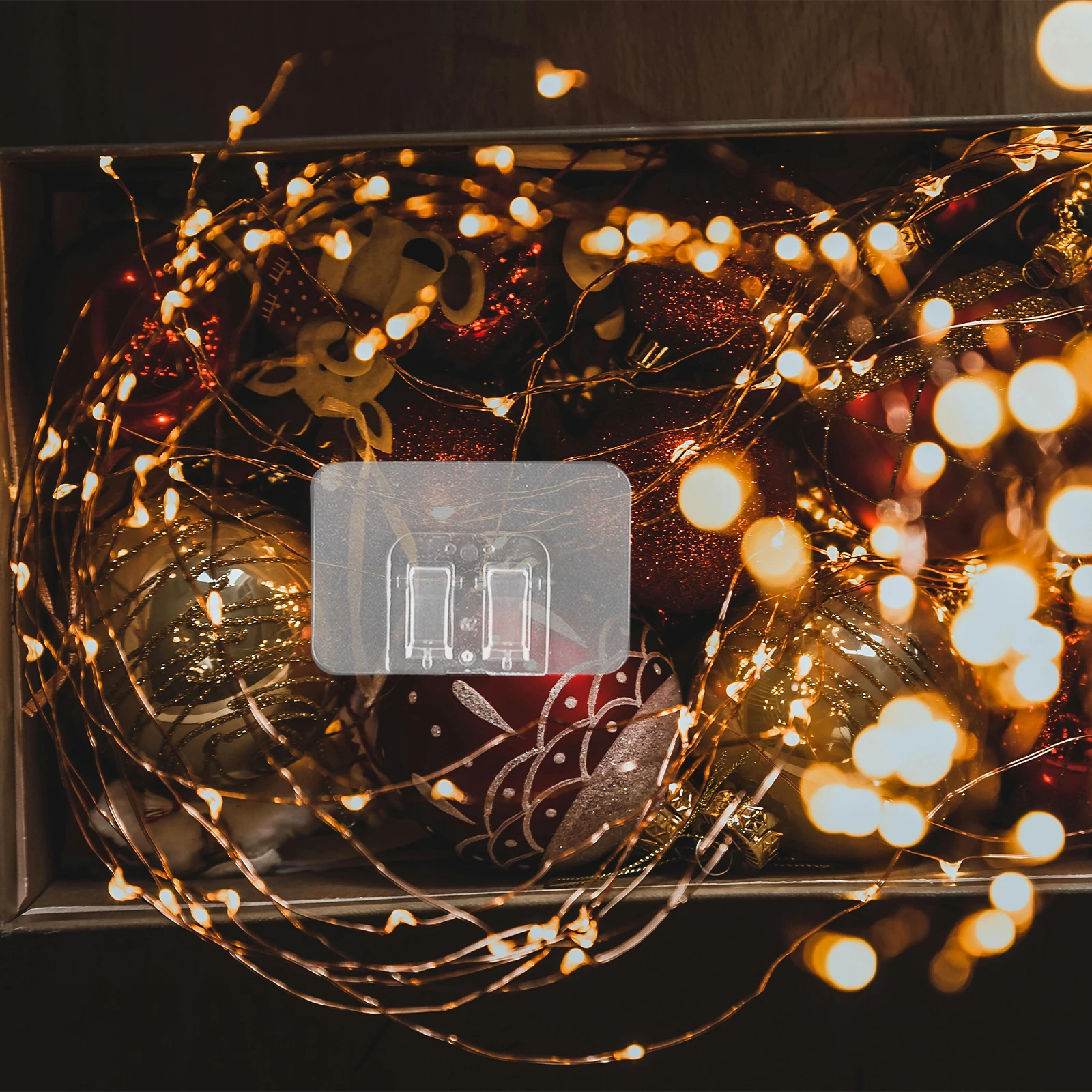 

50 Pcs Christmas Light Clips Cable Clamp Rope Outdoor Hanging Hangers Patio Pvc String Hooks Decorative Practical