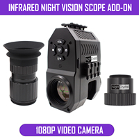 NightCrystal Megaorei 4B NK007 Plus 1080 HD Monocular Telescope Binoculars Infrared Night Vision Scope Add-on Camera for Hunting