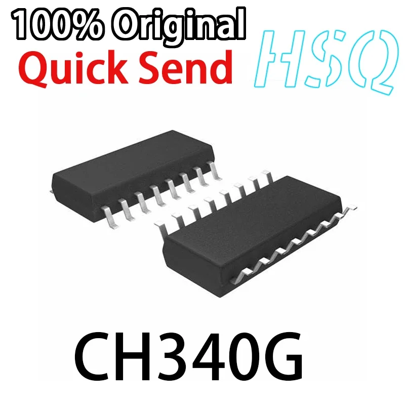 5PCS New Original CH340G USB Serial Port Chip CH340 Patch SOP-16