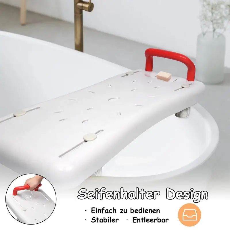 Transfer Bench For Bathtub Elderly Sitting Shower Seats With Handle Large Load Bearing Bathtub Shower Board For The Elderly