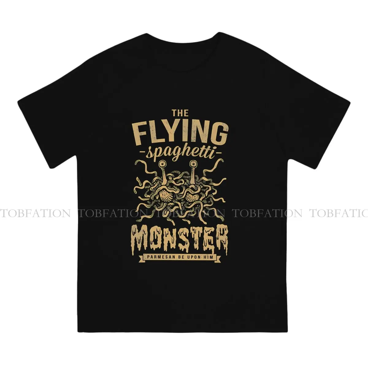 Flying Spaghetti Monster Men's TShirt Dark Fashion T Shirt 100% Cotton Original Sweatshirts New Trend