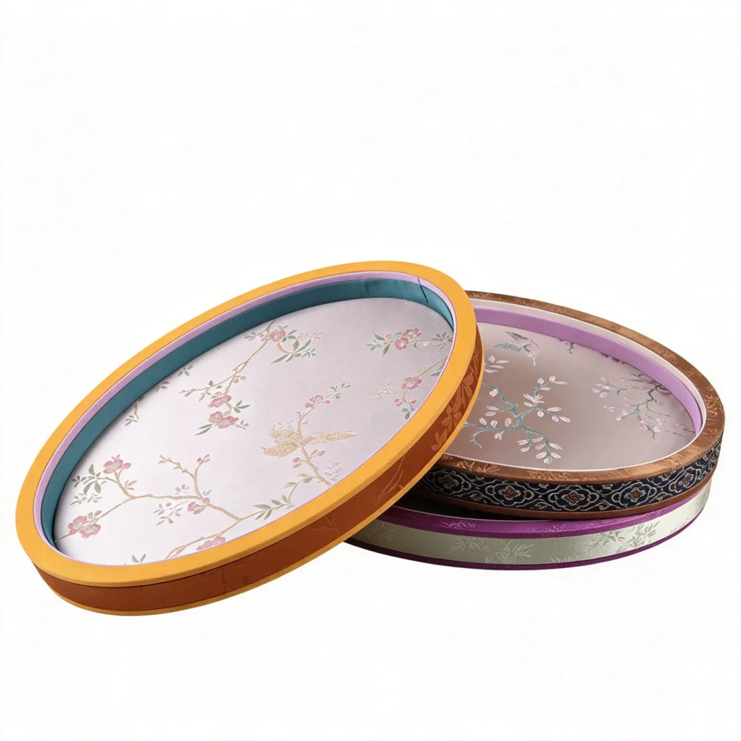 Bridal Wedding Preparation Jewelry Tray, Vintage Embroidered Display Plate for Ring Bracelet, Luxury Counter Prop