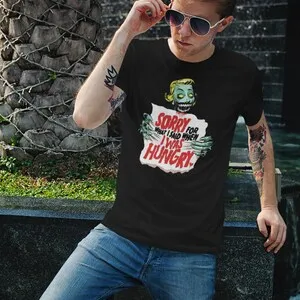 Zombie Women T-Shirt Unisex Adult Funny Sorry For What I Said Hungry Sizes 2022