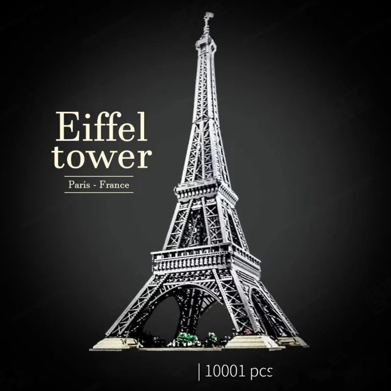 

MEIZHI 1,5 м Эйфелева башня 10307 10001 шт. PARIS Архитектурная модель Строительный блок Кирпич Домашний декор Игрушка Рождественские подарки на день рождения